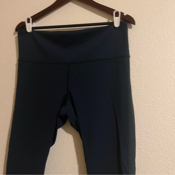 Lululemon Ready Set Go Crop Running Leggings  (21")Submarine Blue Size 12 - Picture 5 of 16